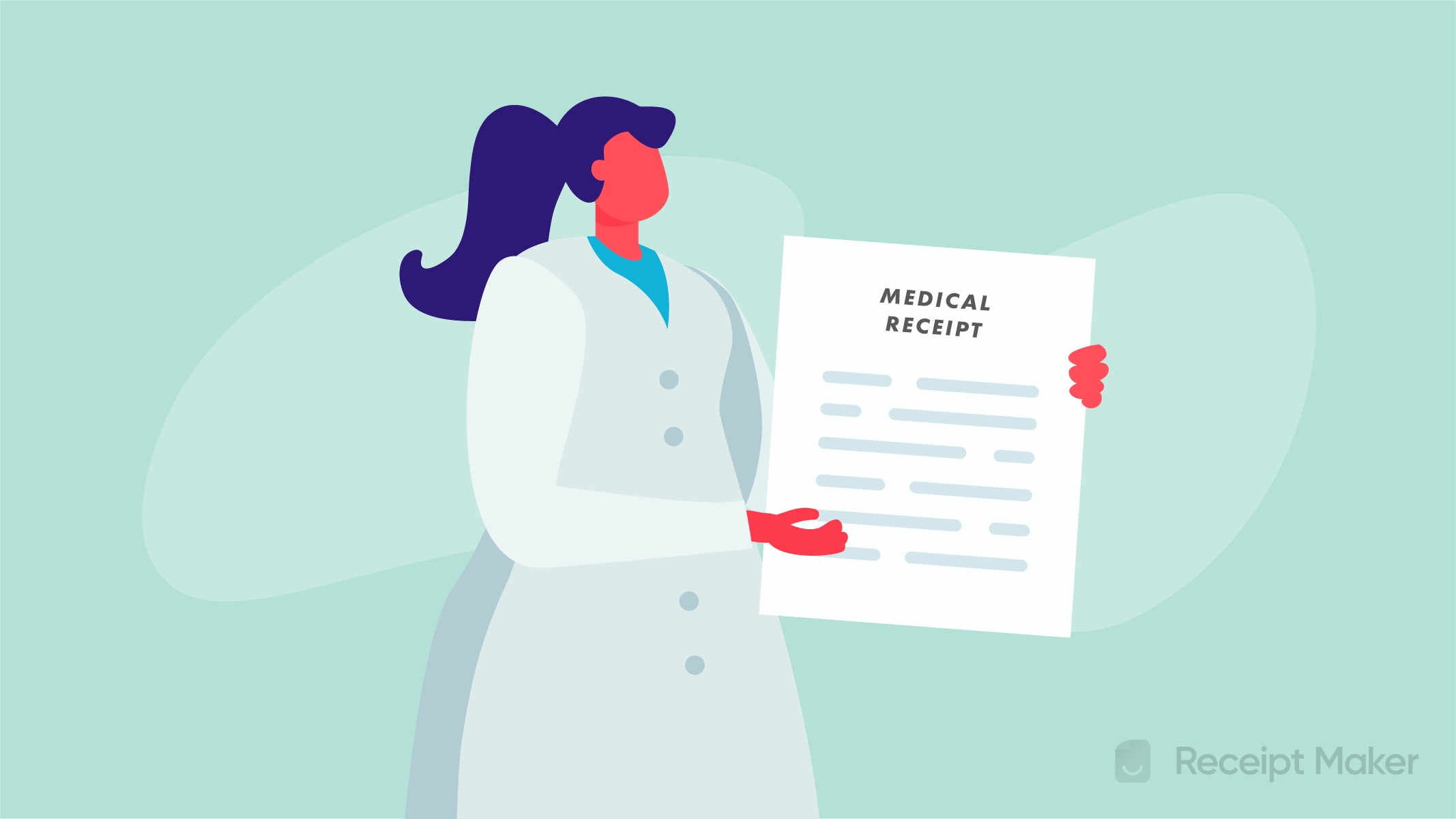 woman-in-lab-coat-holding-medical-receipt